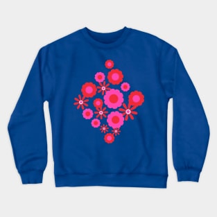 LOVECORE CHARMING FLOWERS Romantic Pink Red Floral for Valentines Day - UnBlink Studio by Jackie Tahara Crewneck Sweatshirt